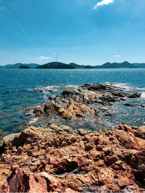 promontory,곶,바다,ocean,sea,beach,coast,여름,summer,파도,wave