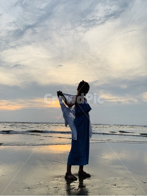 해외,서경,여인,시원함,사람,코타키나발루,해변,바다,beach,sea,여행,휴가,traveling,vacation,trip