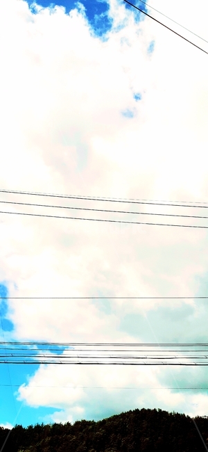 하늘,구름,산,전선줄,풍경,자연,풍경,nature,landscape