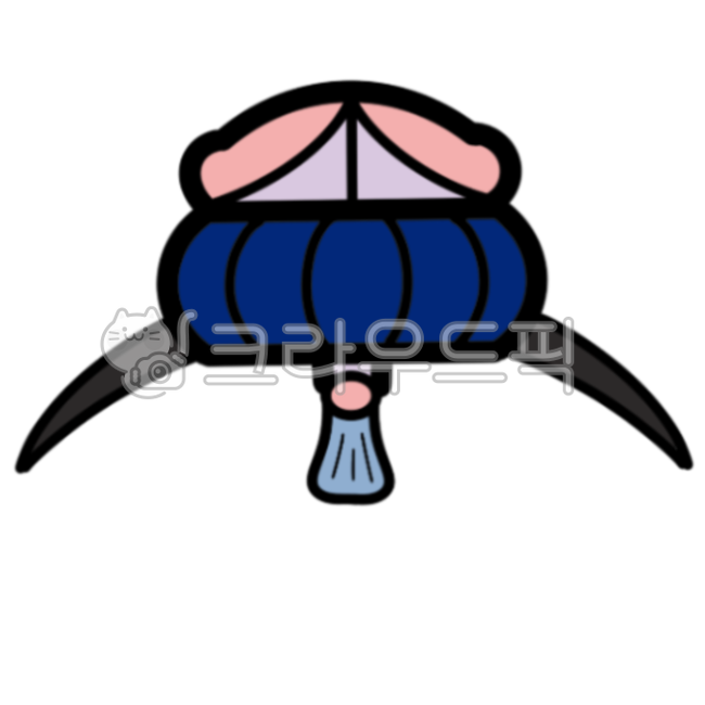 Jokduri,hair band,Han bok,Hanbok headband,Jokduri illustration