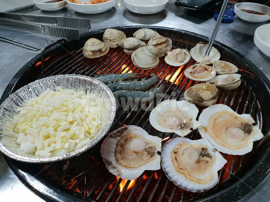 조개구이,해물구이,구이,해물,외식
