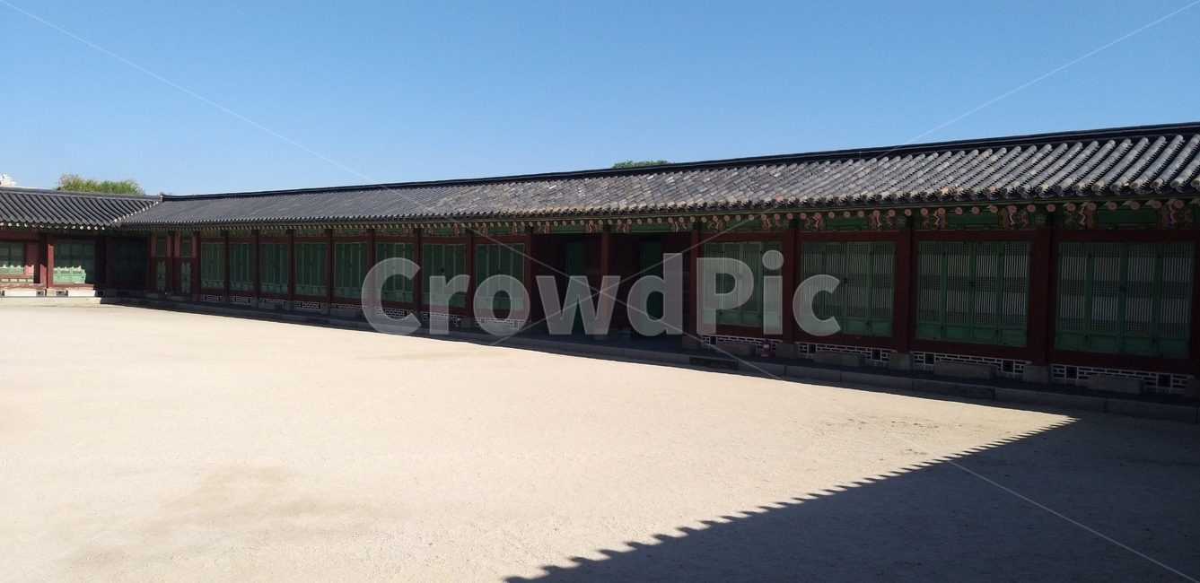 광화문,한국,전통건축,궁,단청,건물외관,korean,tradition,construction,맑은날,여름,하늘,지붕,처마