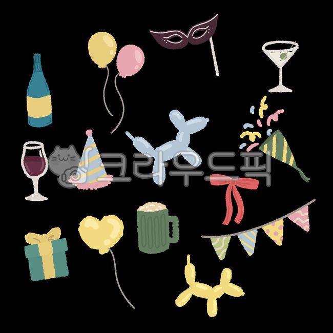 파티일러스트,풍선일러스트,와인일러스트,파티손그림,풍선그림,풍선손그림,연말일러스트,연초일러스트,생일일러스트,축하일러스트,축하손그림,귀여운일러스트,선물일러스트,생일파티일러스트,생일파티,연말,연말연시,가랜드일러스트,하트풍선일러스트,맥주일러스트,폭죽일러스트,생일축하일러스트,생일축하손그림,생일파티손그림,풍선,가랜드,폭죽,와인,맥주,강아지풍선