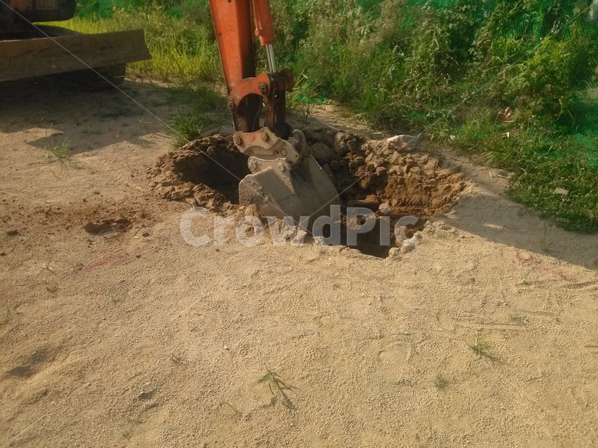흙,ground,work,장비,터파기,공사