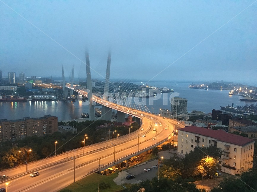 블라디보스톡,독수리전망대,러시아,블라디보스토크,야경,구름,안개,다리,vladivostok