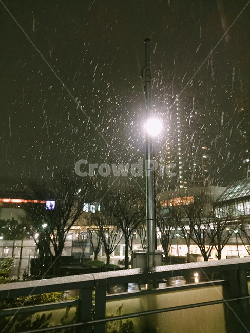가로등,눈,밤,울타리,시내,겨울,계절,winter,season,야경,밤,풍경,nightscape,night,landscape