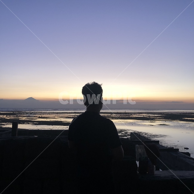 실루엣,person,사람,자연,인간,nature,human,여행,발리,인도네시아,선셋