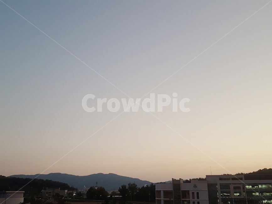 가을,하늘,감성,저녁,학교,시원함,도시,풍경,city,landscape