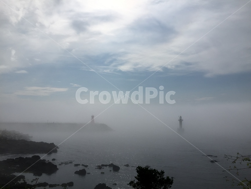 바다,안개,등대,sea,fog