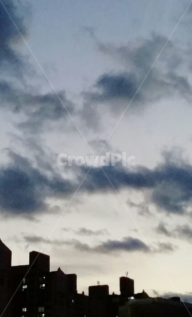 퇴근,오후,야경,일몰,구름,건물,그림자,하늘,cloud,sky,아파트,고요함