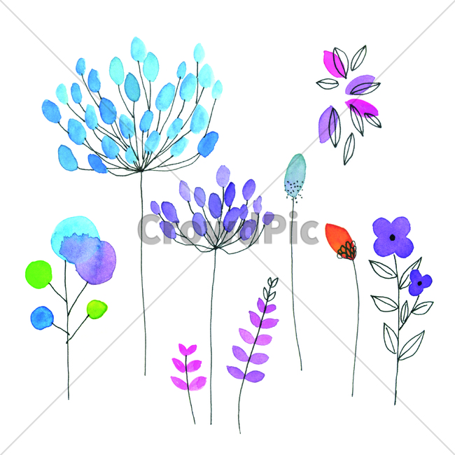손그림,물감그림,꽃,flower,bloom,blossom,handdrawing,watercolor,나뭇잎,leaf,foliage,umbrage,나뭇가지,bough,twig,sprig,branch