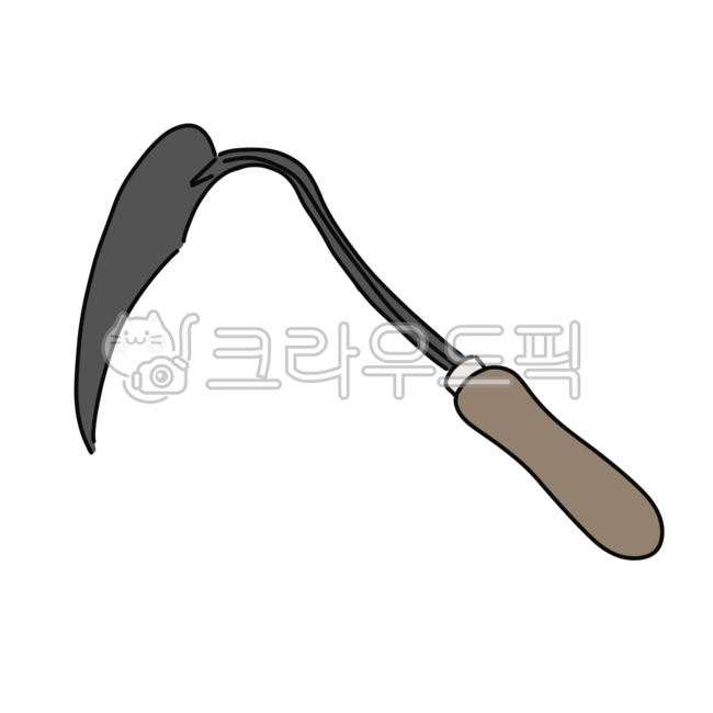 낫, 손낫, 농기구, 수확도구, 농사, 사진,이미지,일러스트,캘리그라피 - 무솜작가