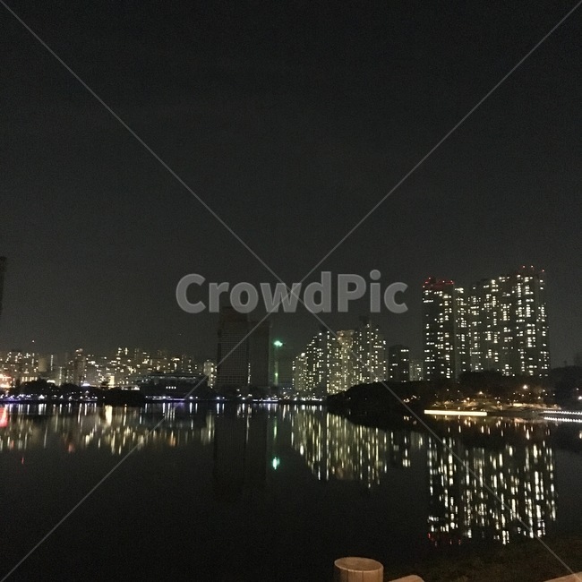 호수,야경,밤,강,밤하늘,야경,밤,풍경,nightscape,night,landscape,도시,city
