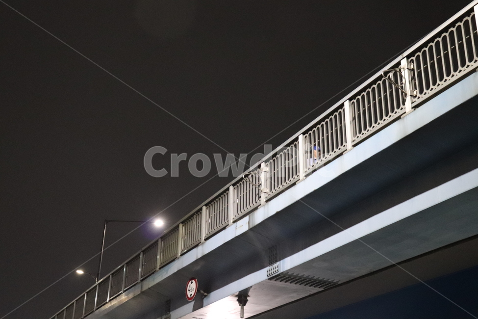 다리,bridge,밤,도로,육교,난간,가로등