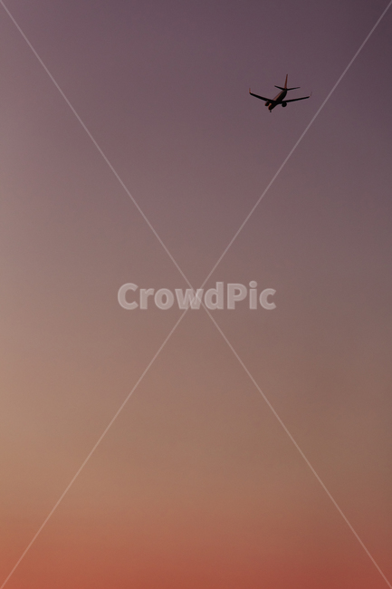 하늘,비행기,노을,sky,airplane,sunset