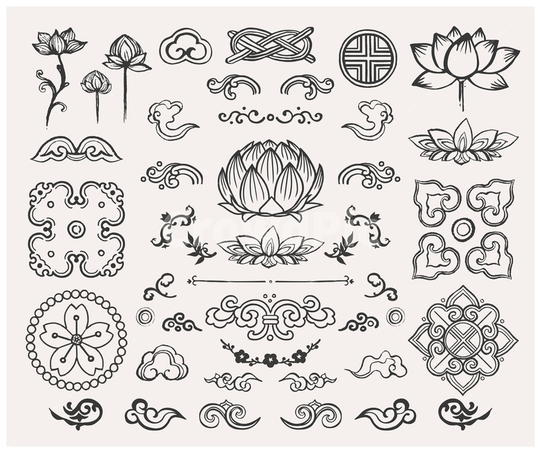 Art,curve,mandala,pattern,lotus,ornament,decor,drawing,vector,antique,tradition,decoration,graphic,art,floraldesign,hand drawing,flower pattern,tattoo design,floral design,oriental,asian,traditional pattern,Lotus,doodle,flower,traditional,painting,geometr