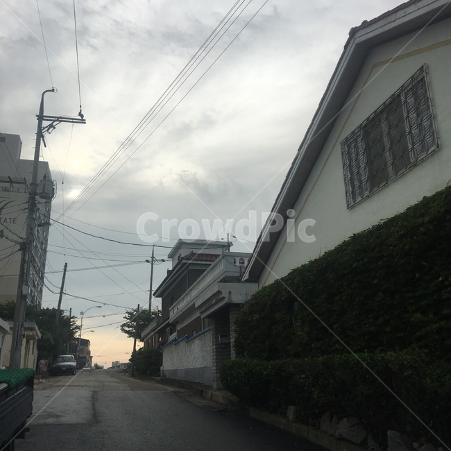 아침,풍경,길,road,구름,등굣길,morning