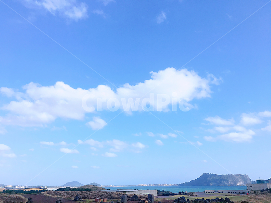 자연,날씨,nature,제주도,성산일출봉,구름,하늘,산