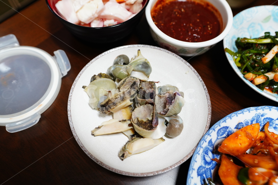 집밥,반찬,먹거리,음식,food,한식,안주,소라,해물,초장,음식,식재료,요리,food,cook,meal,dishes,food reserves