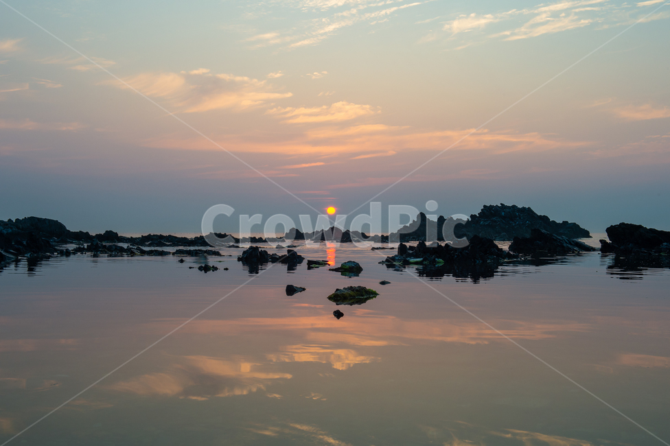 바다,일출,섬,하늘,sky,nature,새벽,자연,반영,자연,풍경,nature,landscape
