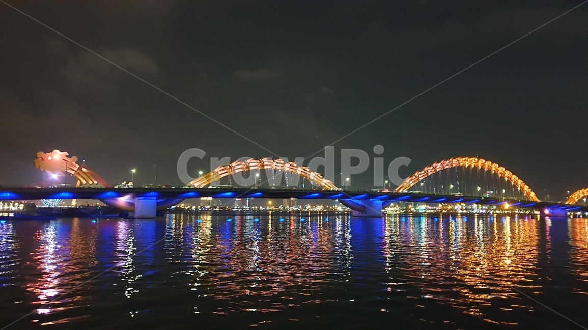 베트남,다낭,용다리,한강,dragonbridge,야경,river
