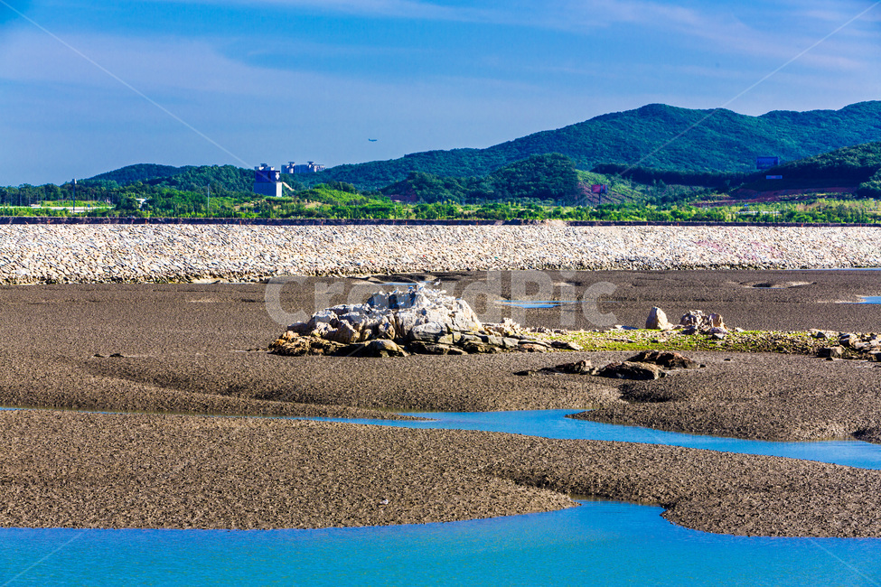 영종도,모래톱,썰물,갯벌,환경,하늘,구름,무늬,자연,풍경,nature,landscape,한국자연풍경,한국자연경관,korea nature landscape