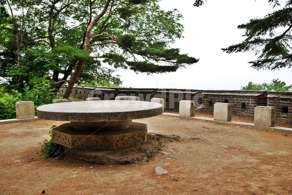 원형탁자,석조,단,남한산성,청량산,인조,병자호란,한국전통,한국문화,korean traditional,korean culture