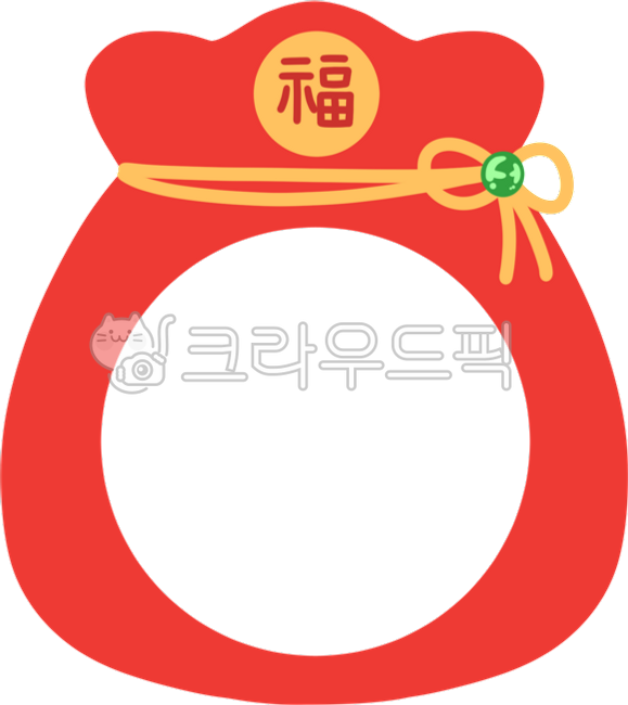 복주머니, 복, 복덩이, 새해복, 새해선물, 사진,이미지,일러스트,캘리그라피 - 쏠그림작가