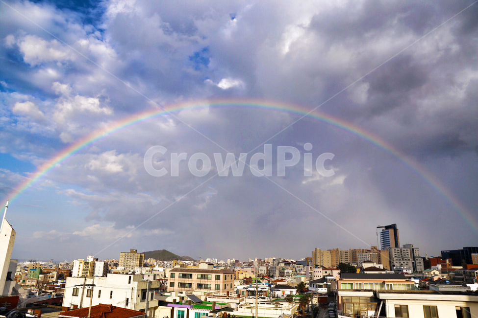 무지개,하늘,도시하늘,구름,sky,rainbow,도시,풍경,city,landscape,한국도시풍경,한국도시경관,korea cityscape,nature,자연,outdoors,옥외