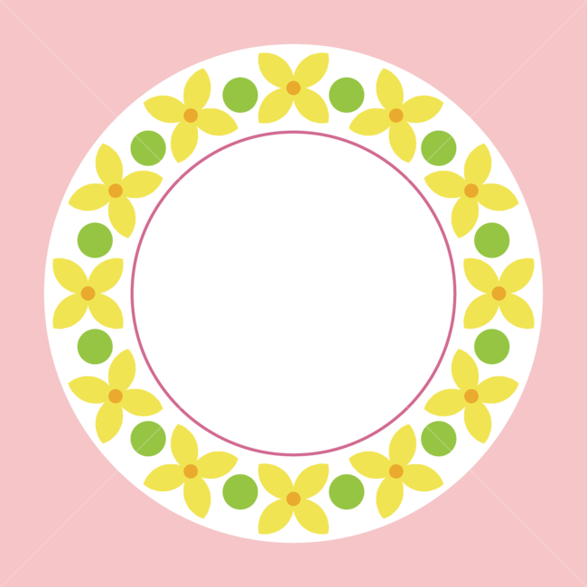 꽃,액자,꽃프레임,꽃일러스트,리스,테두리,스티커,원,장식,화환,화관,blossom,flower,plant,식물,꽃잎,접시,디자인소스