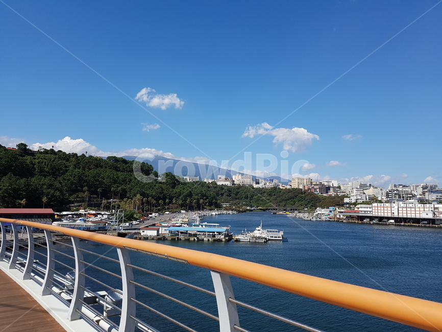 제주도,바닷가,바다풍경,한라산,파란하늘