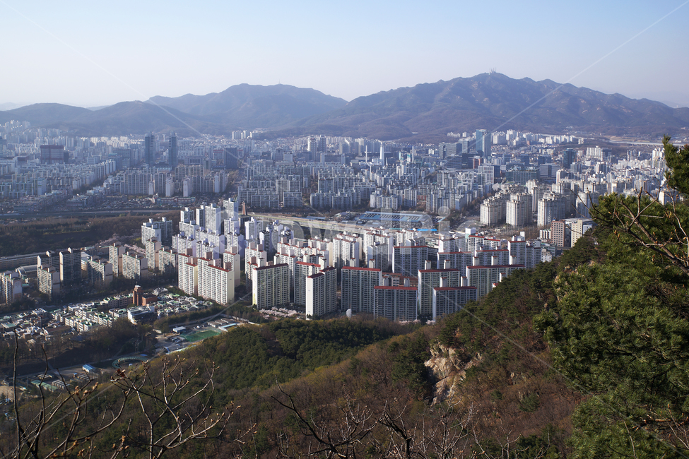 모락산,경기도,의왕시,안양시,도심풍경,도시,관악산