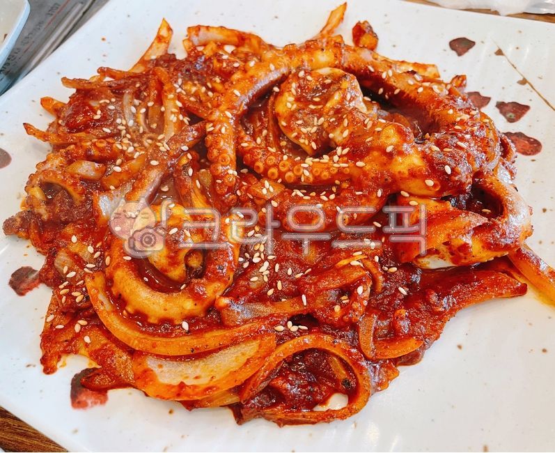 낙지볶음,매운낙지볶음,볶음,낙지,양념,참깨,깨,음식,요리,식사,sesame,food,dish,cook,meal