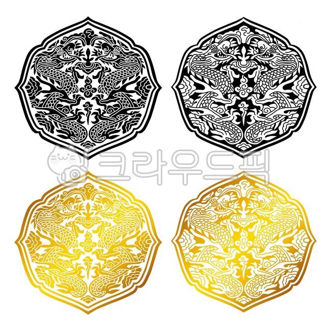 Vector pattern,icon,gold pattern,pattern,dragon symbol,web source,golden pattern,dragon,silver pattern,design,dragonpattern,Ssangyong emblem,Korean traditional patterns,graphic,Korean traditional pattern,goldenpattern,traditional pattern,vector design,bac