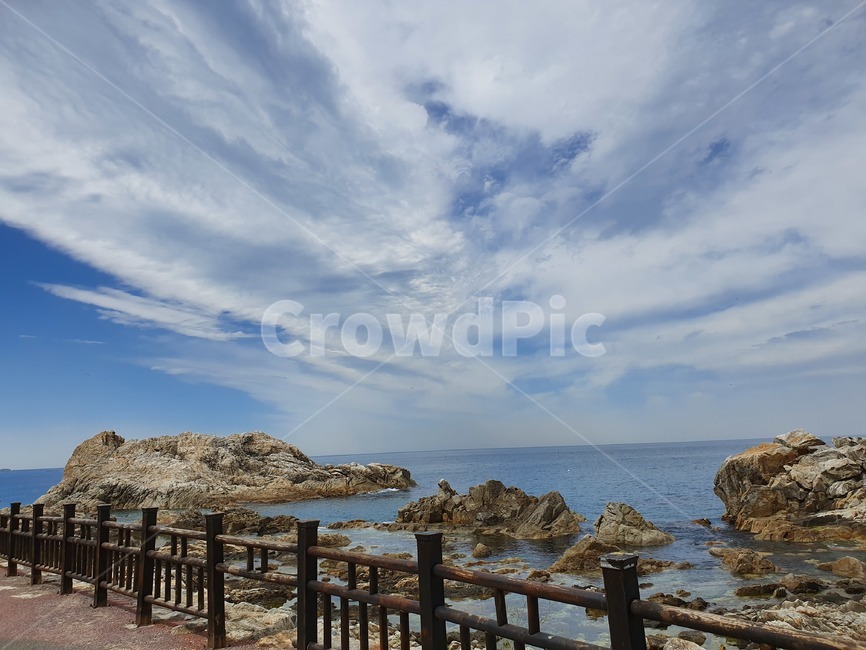 산,하늘,바다,동해,절경,탁트인,풍경,멋진,파란하늘,푸른하늘