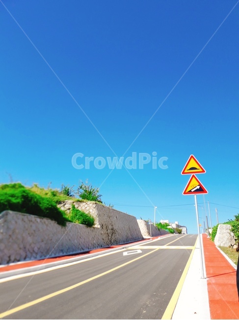 아스팔트,풍경,도로,road,오르막길,교통,교통수단,traffic,transportation
