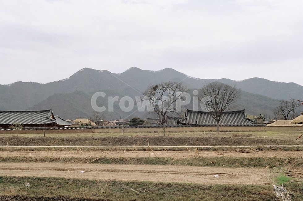 한옥,한옥마을,한옥지붕,안동,산세,시골,마을,풍경,landscape,country,rural,town