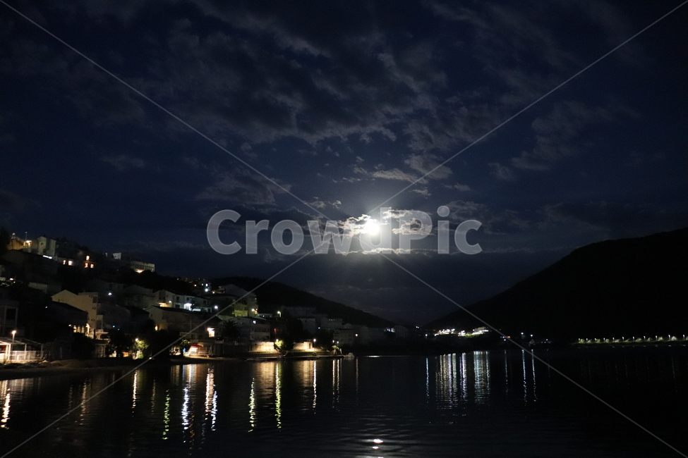 night view,Bosnia,Bosnia night view,Eastern Europe,adriatic sea