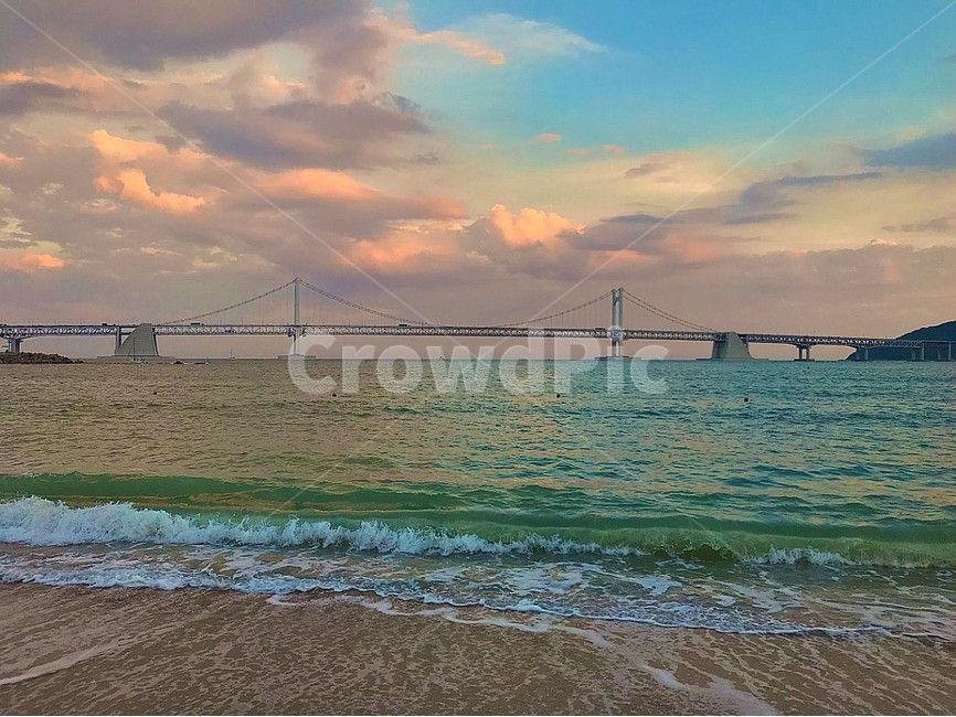광안대교,바다,부산,oceanview,ocean,busan,sea,구름