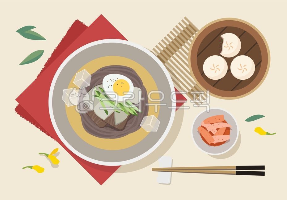 dumpling,egg,summer delicacy,Bibim Naengmyeon,Korean,noodle,ice,summer food,summer,Cold noodles,cold noodles,wellbeing,Korean food,delicacy
