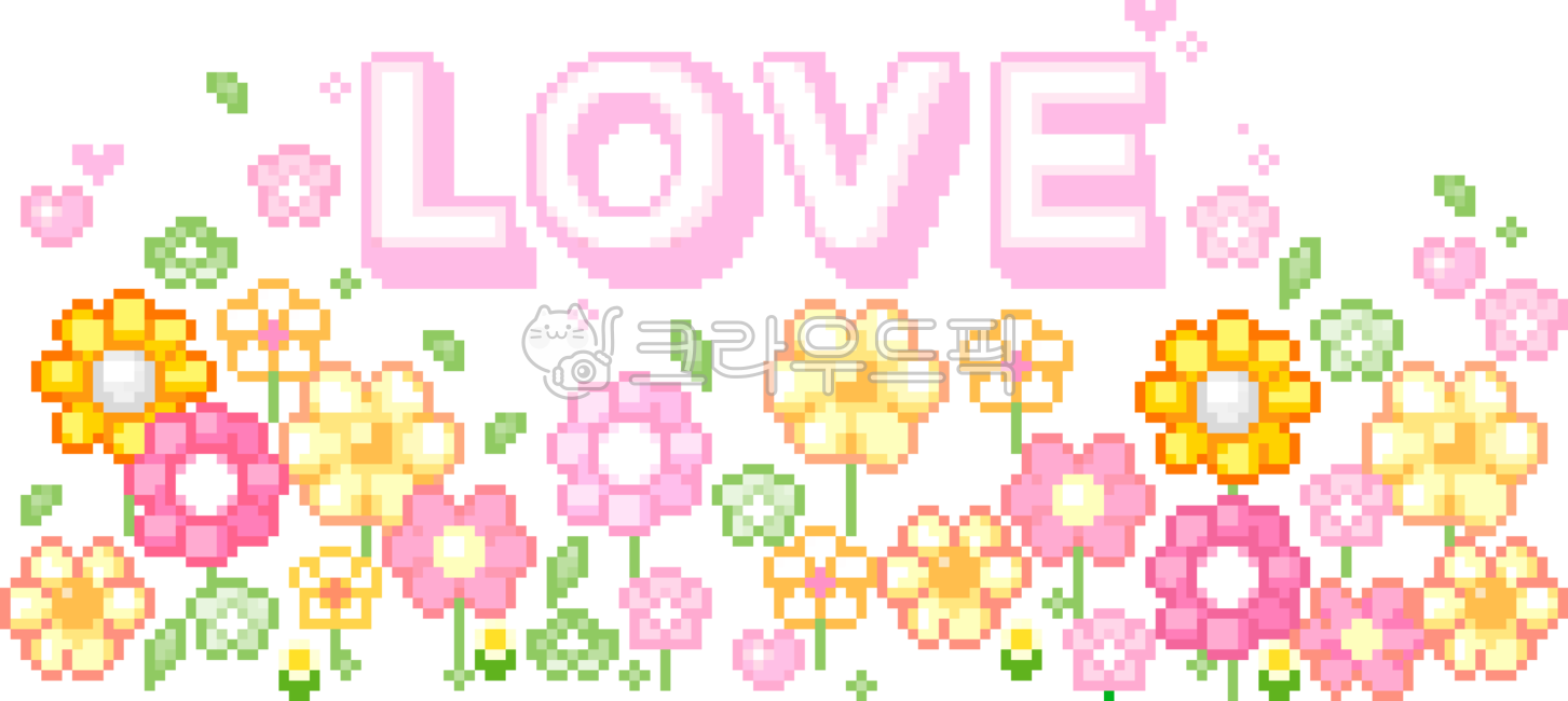 무지개,꽃,플라워,봄,하트,love,floraldesign,플로랄디자인,graphics,미술,art,pattern,무늬