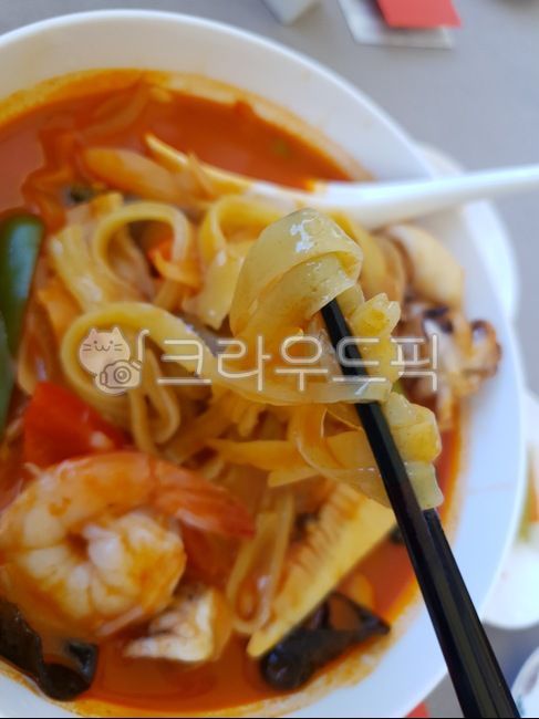 Seafood Jjamppong,Jjambbong,noodle,Spicy Korean Soup,cooking,Spicy noodles,food