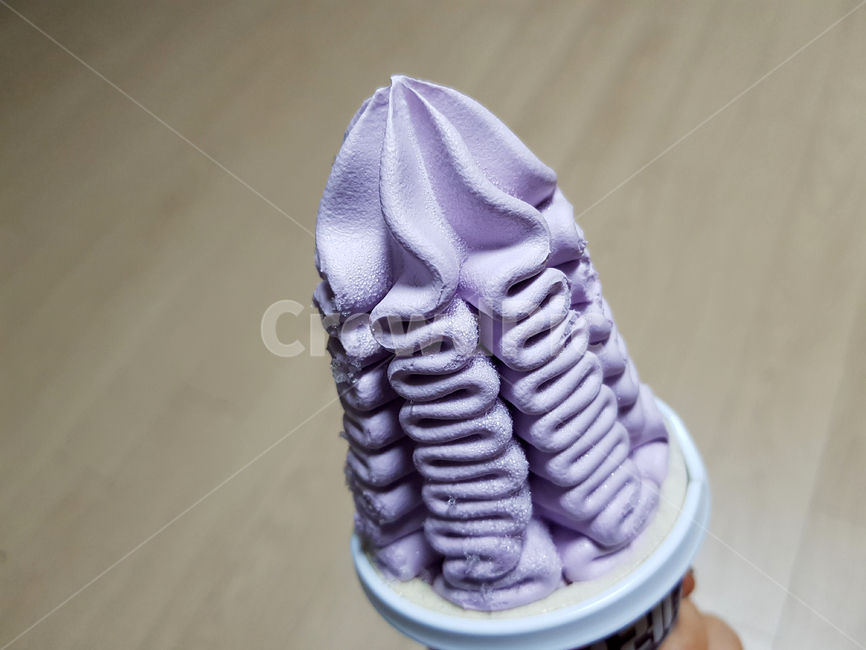 아이스크림,콘,디저트,icecream,보라색