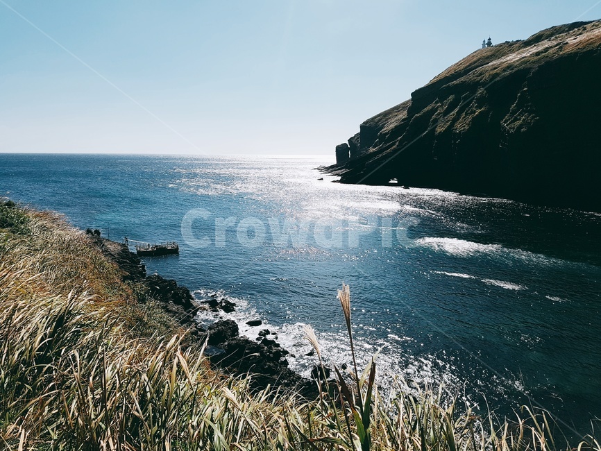 제주도,하늘,풍경,파도,풀,제주도풍경,고화질,초고화질,자연,풍경,nature,landscape,promontory,곶