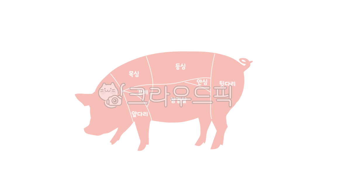 동물, 돼지, 돼지부위, pig, animal, 사진,이미지,일러스트,캘리그라피 - relish작가