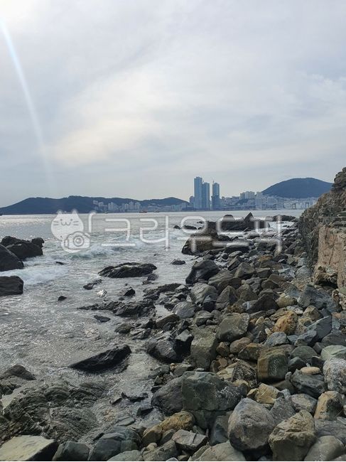 곶, 바다, 파도, 부산, 바닷가, 사진,이미지,일러스트,캘리그라피 - Ndakrkara작가