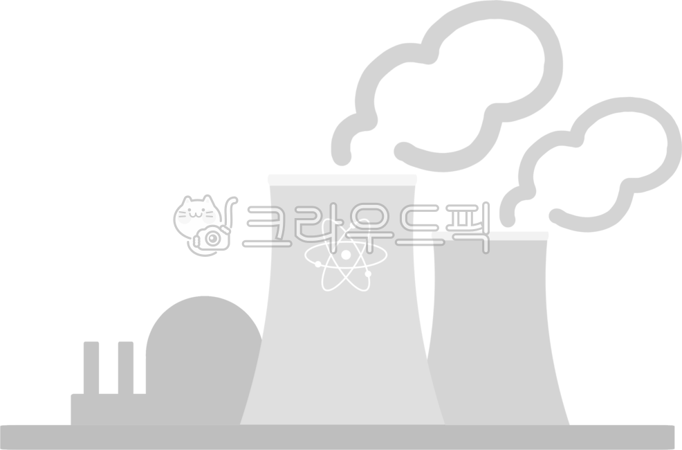 발전소,원자력의날,원자력,원자력발전소,핵발전소,발전,에너지,생산,공장,화학공장,원자력기호,연기,건물