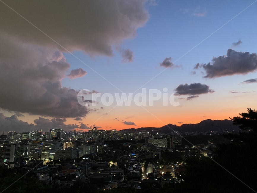 nature,자연,outdoors,옥외,landscape,경치,weather,날씨,skyline,sunset,야경,일몰,시티뷰,cityview,view