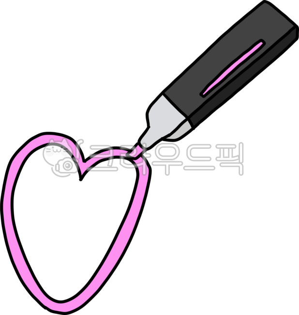 Illustration,hand drawing,png,illust,marker,pen,fluorescent pen,fluorescent,writing tool,writing instrument,marker,heart,pink,pink,pink pen,pink pen