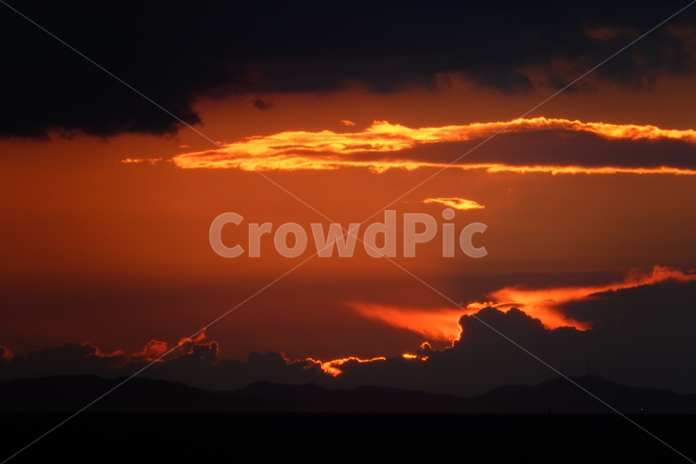 nature,자연,옥외,황혼,sky,하늘,sunset,일몰,redsky,붉은하늘,sunlight,햇빛,서해,자연,풍경,nature,landscape